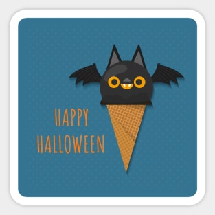 Flittermouse Halloween Face Gift Sticker